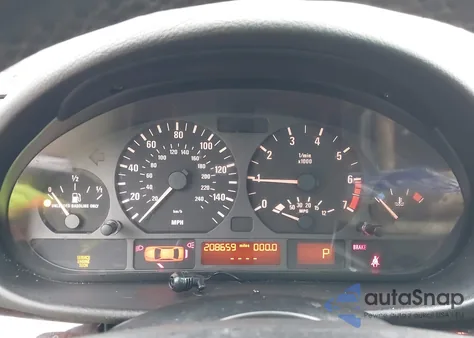 2001 BMW 325I из США, поврежденный, VIN WBAAN37441NJ13662